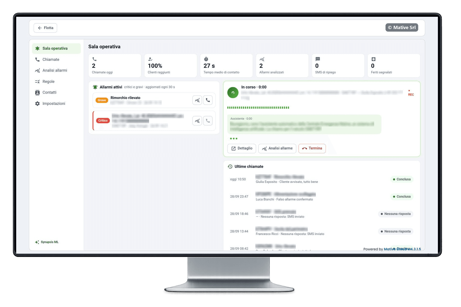 Mative Cloud TC: Emergency Center Module
